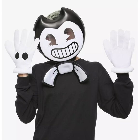 Bendy And The Ink Machine: Bendy Mask and Accessory Kit Costume - Picture 3 of 4